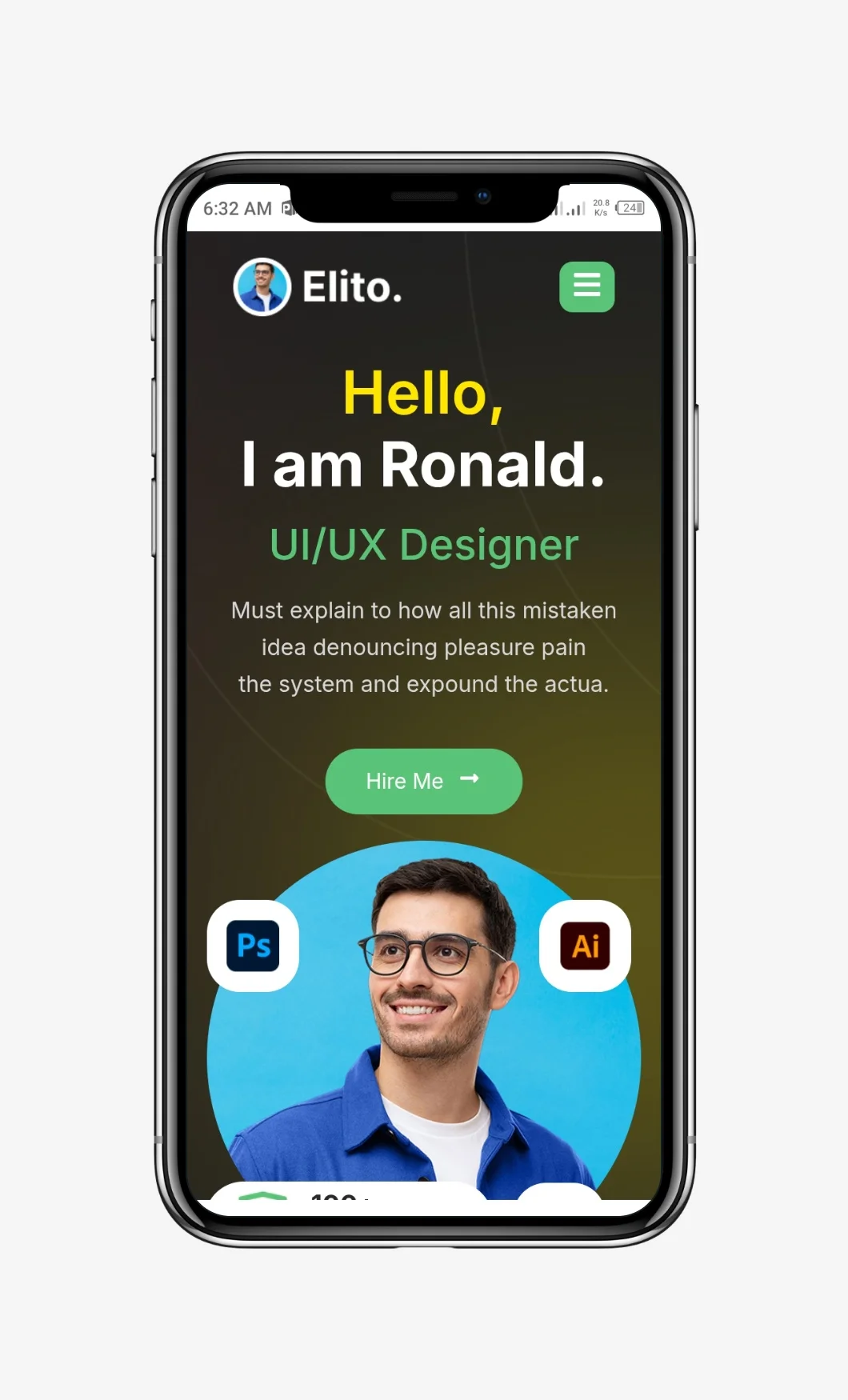 Elito – Creative Portfolio Elementor Template Kit